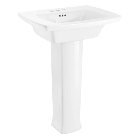 Edgemere 4-Inch Centerset Pedestal Sink Top and Leg Combination