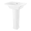[0445400.020] Edgemere 4-Inch Centerset Pedestal Sink Top and Leg Combination - White