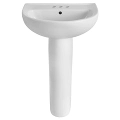[0467004.020] 22-Inch Evolution 4-Inch Centerset Pedestal Sink Top - White