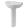 [0467400R.020] Mainstream Pedestal Sink 4-in. Centers - White