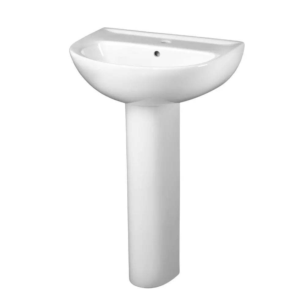 24-Inch Evolution Center Hole Only Pedestal Sink Top and Leg Combination // WHITE // 45676_0468100020__1__0_CDNwebp.webp