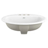 [0476228.020] Reliant® Oval Drop-In Bathroom Sink, 4 in. Centerset Holes - White