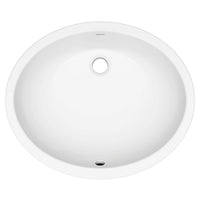 [0496200.020] Reliant® Oval Under Counter Bathroom Sink - White