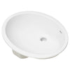 [0496200.020] Reliant® Oval Under Counter Bathroom Sink - White