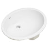 [0496200.020] Reliant® Oval Under Counter Bathroom Sink - White