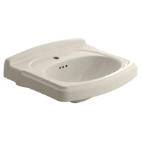 [0555001.222] Portsmouth® Center Hole Only Pedestal Sink Top - White