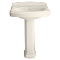 [0555101.222] Portsmouth® Center Hole Only Pedestal Sink Top and Leg Combination - Linen