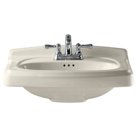 [0555104.222] Portsmouth® 4-Inch Centerset Pedestal Sink Top - White