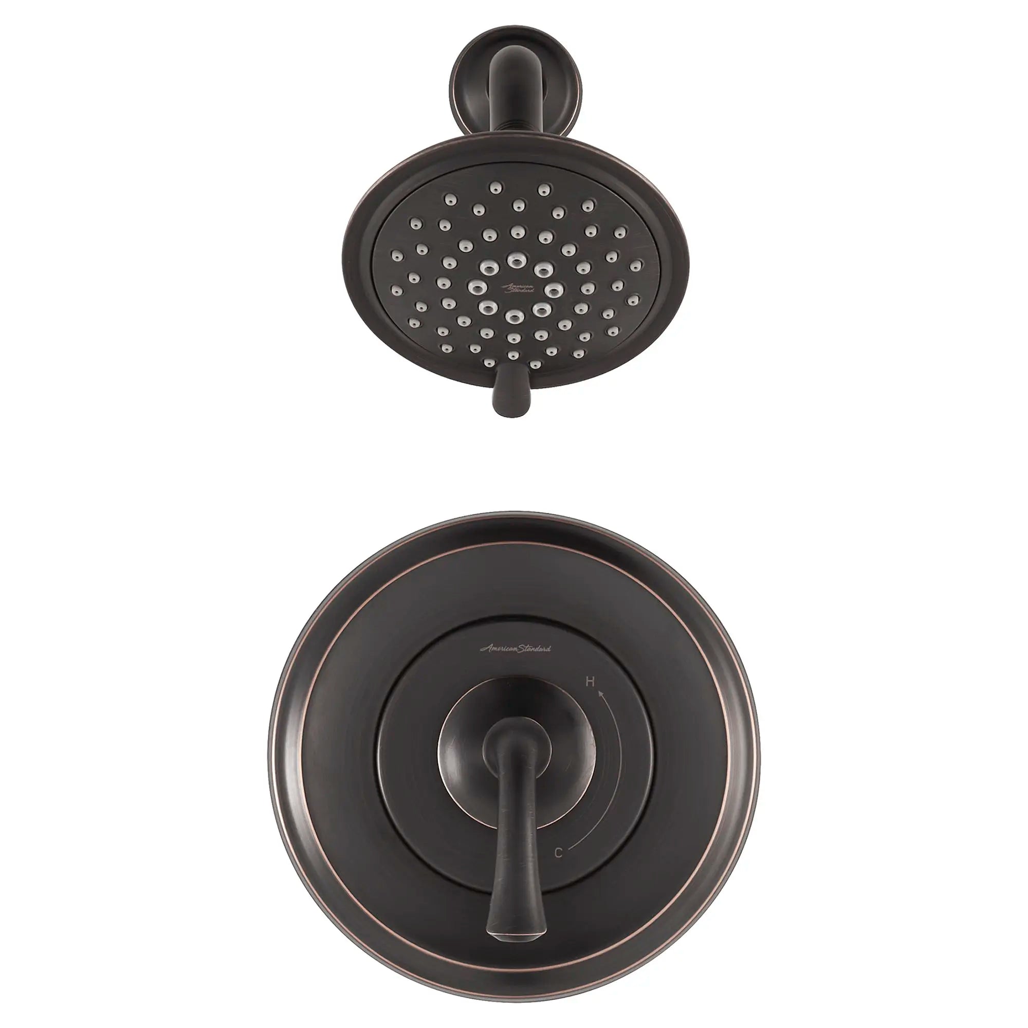 Patience® 1.8 gpm/6.6 L/min Shower Trim Kit With Water-Saving 3-Function Showerhead, Double Ceramic Pressure Balance Cartridge With Lever Handle // LEGACY BRONZE // 46270_106507278_0_CDNwebp.webp