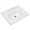 [1297008.020] Studio® S 24-Inch Vitreous China Vanity Sink Top 8-Inch Centers - White