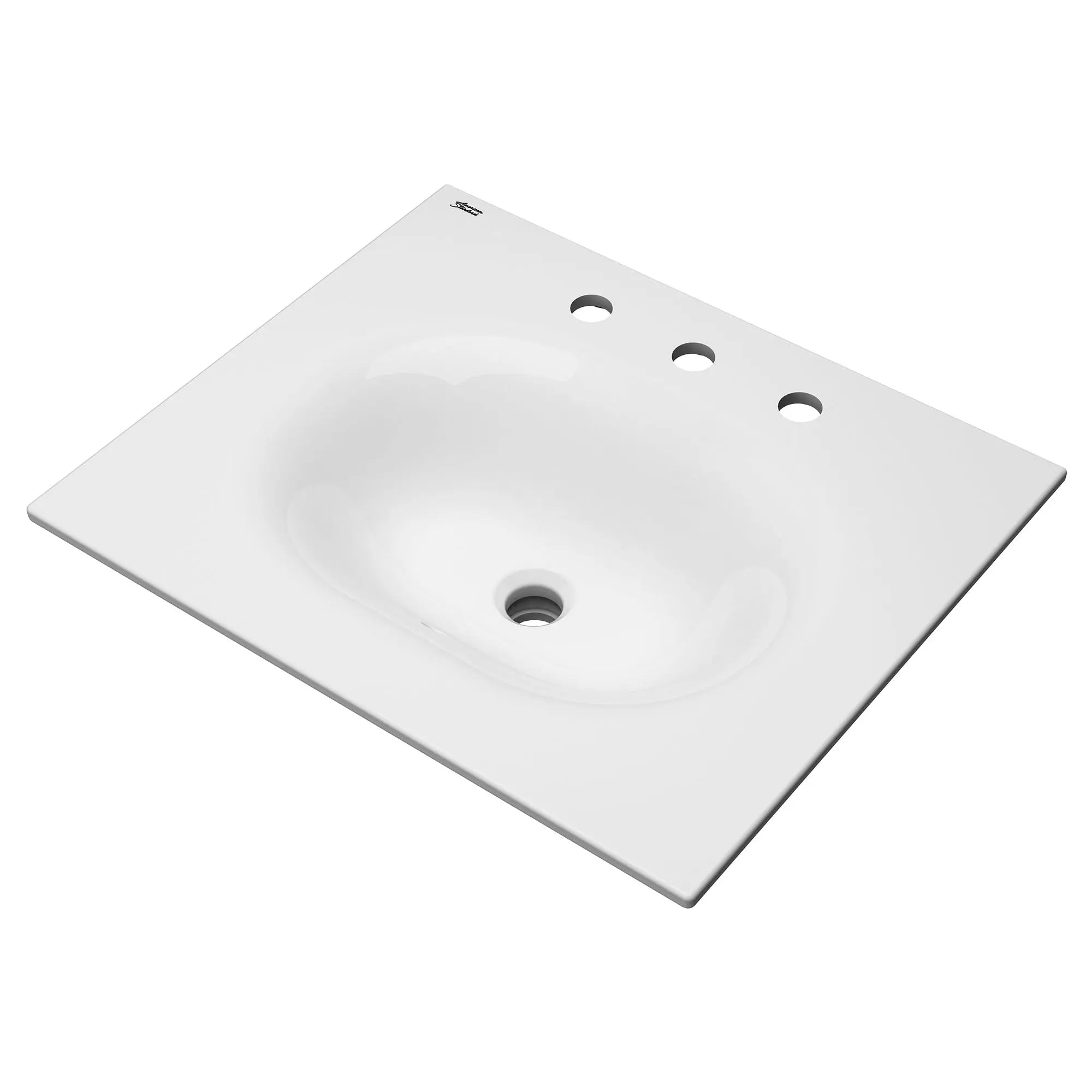 Studio S 24-Inch Vitreous China Vanity Sink Top 8-Inch Centers - Thumbnail 5