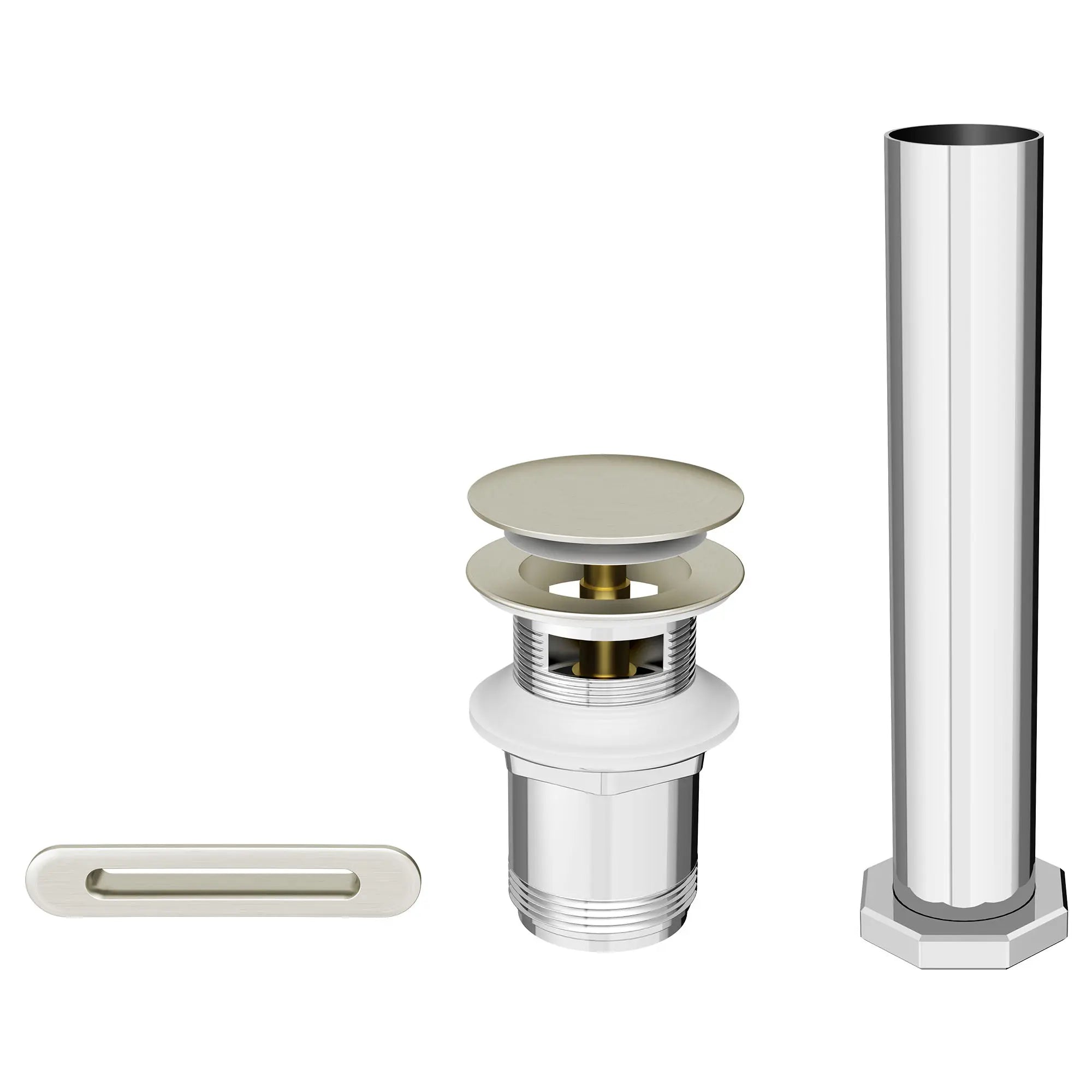Studio® S Freestanding Bathtub Drain Kit // BRUSHED NICKEL // 46824_1582200295_0_CDNwebp.webp