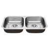 [18DB6311800S.075] Portsmouth® 32 x 18-Inch Stainless Steel Undermount Double-Bowl ADA Kitchen Sink - Stainless Steel