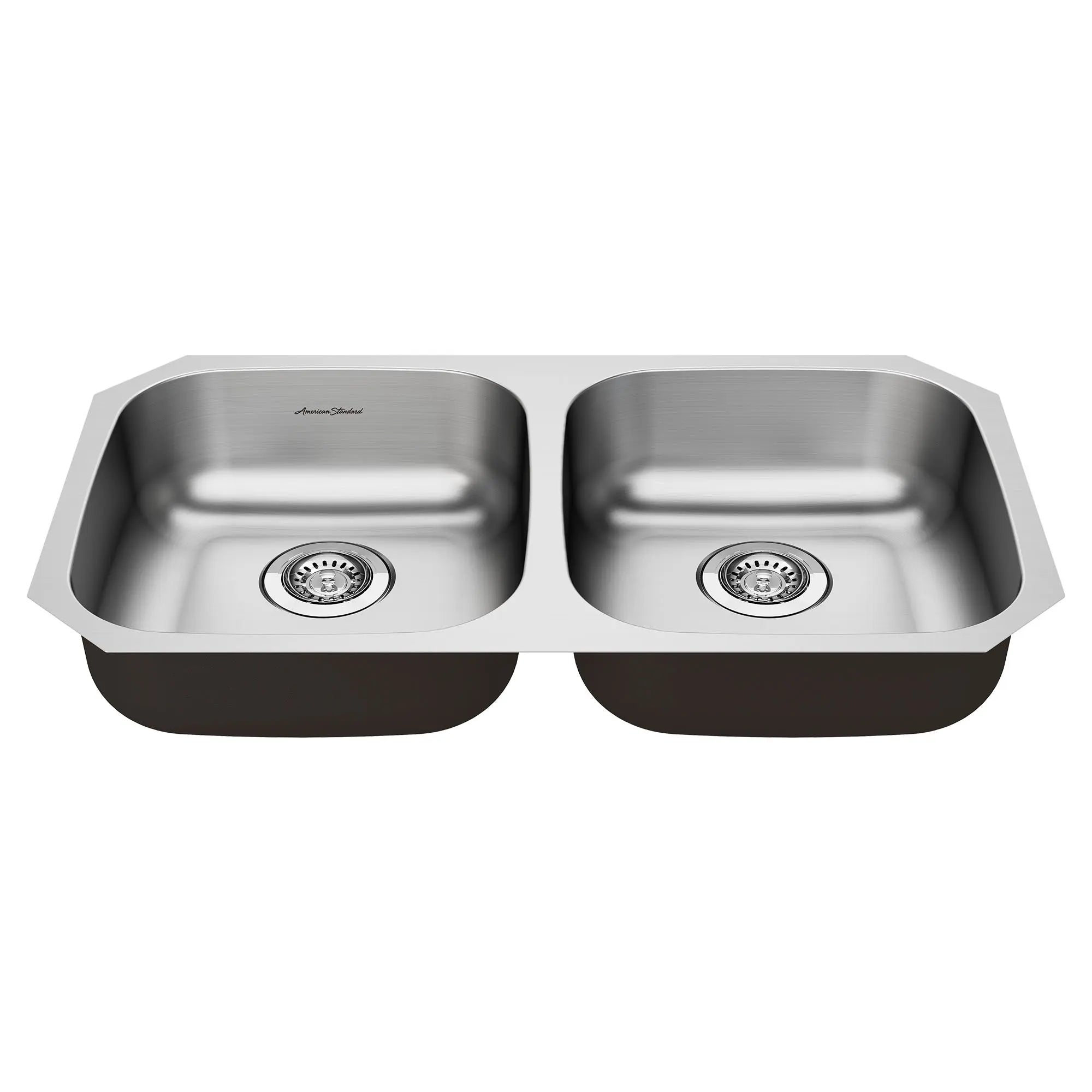 Portsmouth® 32 x 18-Inch Stainless Steel Undermount Double-Bowl ADA Kitchen Sink // STAINLESS STEEL // 47833_18DB6311800S075_0_CDNwebp.webp