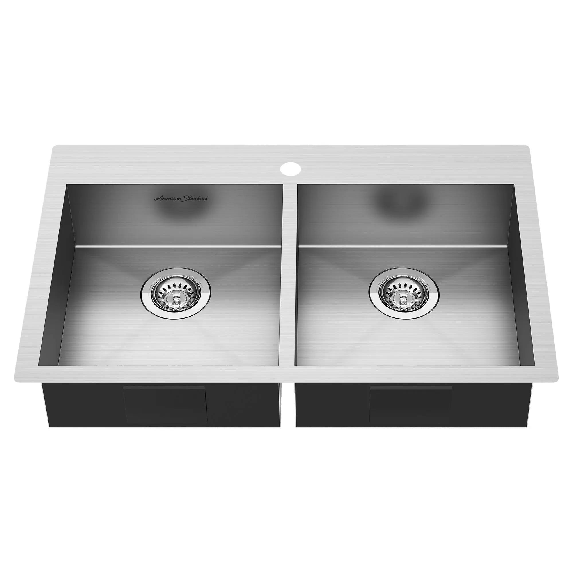 Edgewater® 33 x 22-Inch Stainless Steel 1-Hole Dual Mount Double-Bowl ADA Kitchen Sink // STAINLESS STEEL // 47834_18DB6332211075_0_CDNwebp.webp
