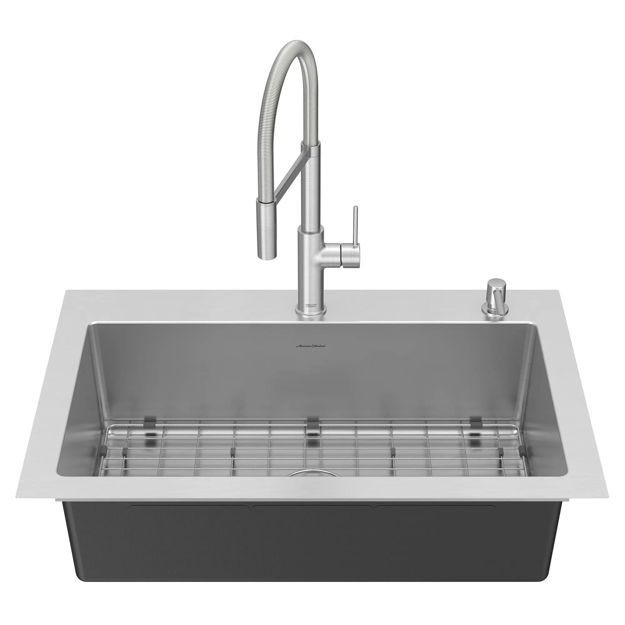 Tamarind® 33 x 22-Inch Stainless Steel Single-Bowl 1-Hole Kitchen Sink and Faucet // STAINLESS STEEL // 47922_18SB000432C3.075_1_0_CDNwebp.webp