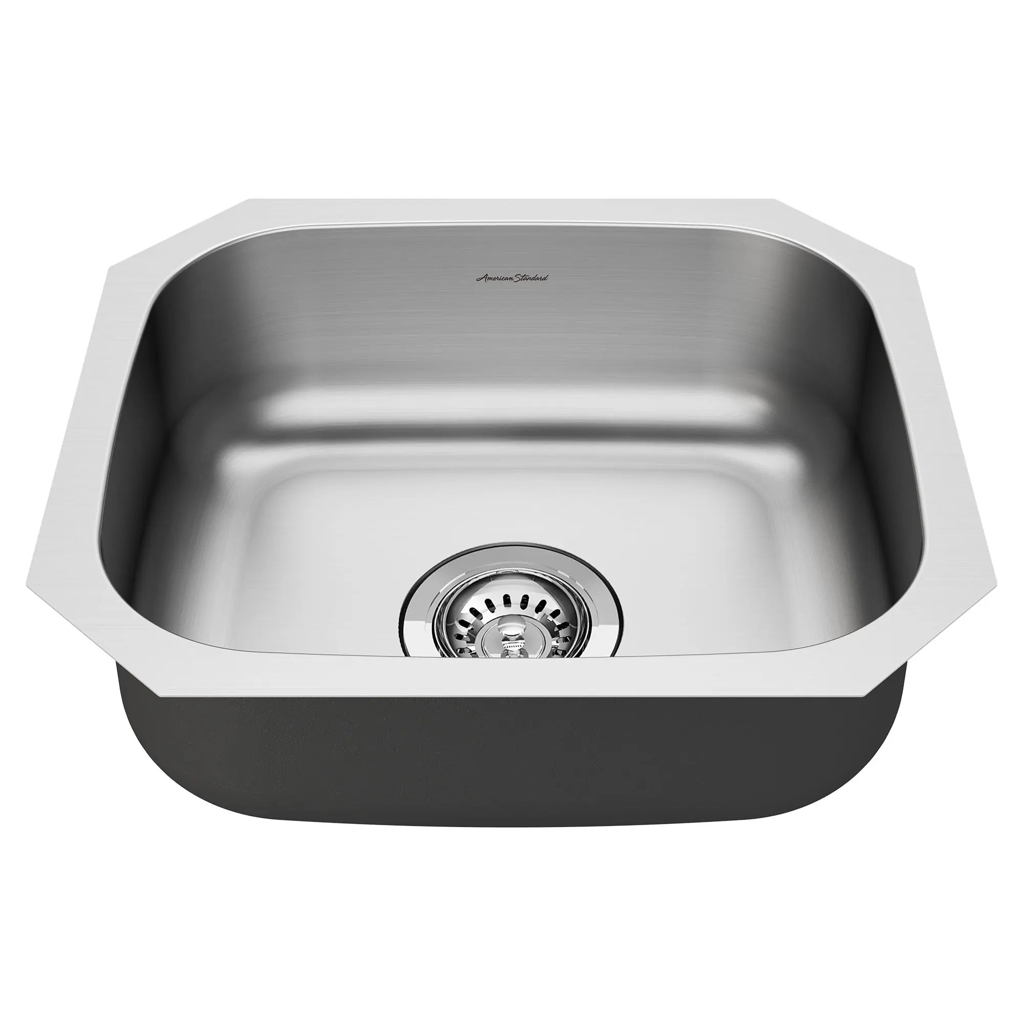 [18SB6181600S.075] Portsmouth® 18 x 16-Inch Stainless Steel Undermount Single-Bowl ADA Kitchen Sink - Stainless Steel