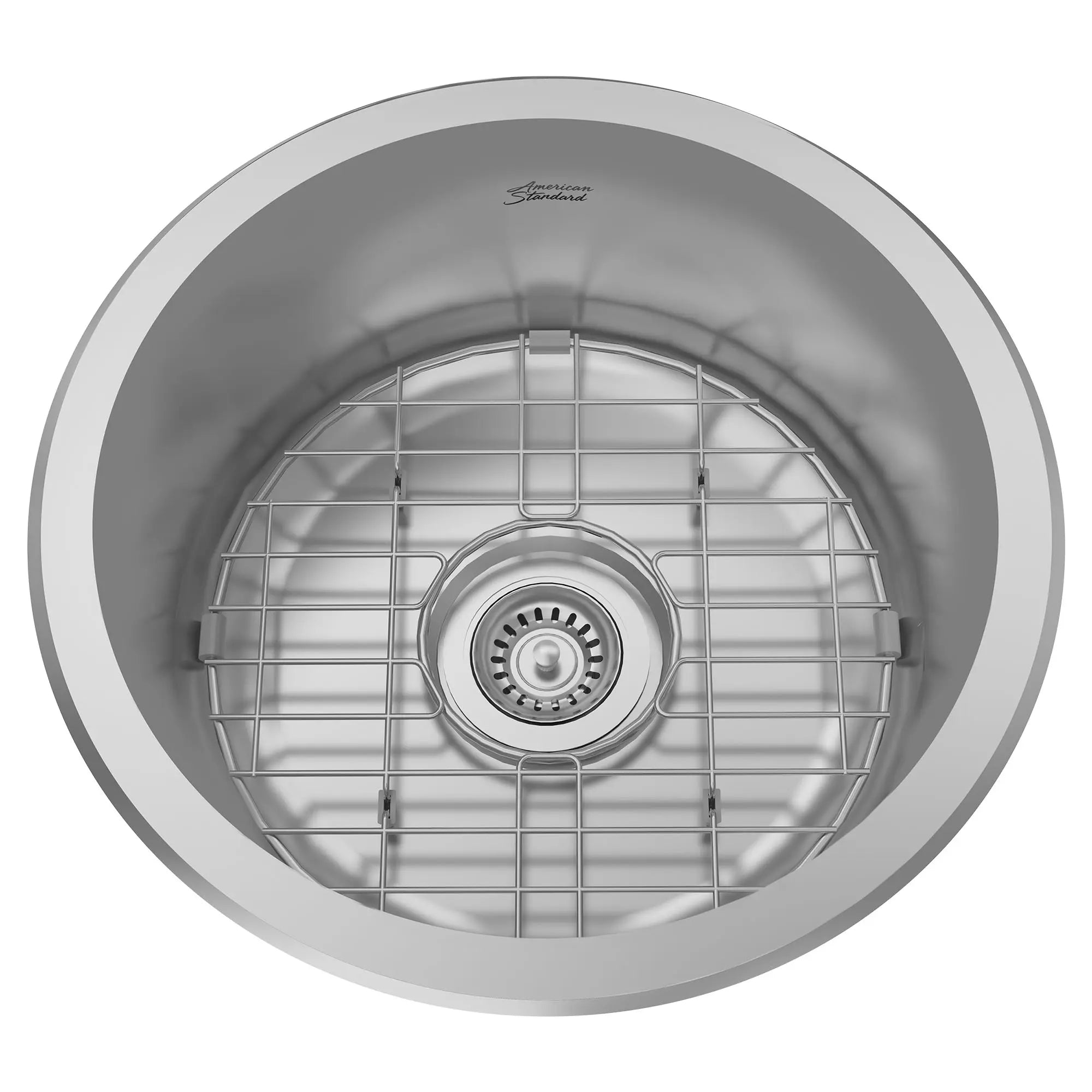 Portsmouth® 16 x 16-Inch Stainless Steel Undermount Round Single-Bowl Kitchen Sink // STAINLESS STEEL // 48039_18SB7001600S075_0_CDNwebp.webp
