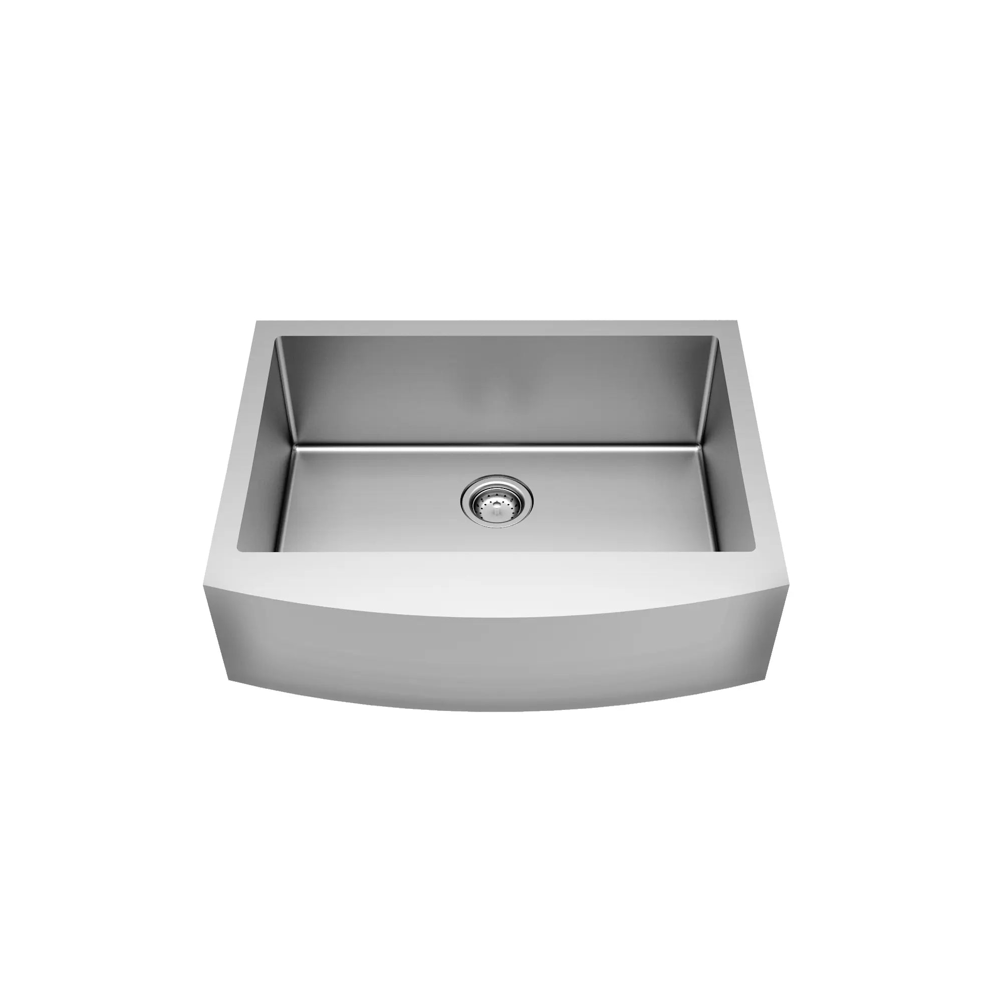 Suffolk® 33 x 22-Inch Stainless Steel Undermount Single-Bowl Apron Front/Farmhouse Residential Kitchen Sink with Grid // STAINLESS STEEL // 48109_18SB9332200AR075_0_CDNwebp.webp