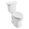 [204AA104.020] Edgemere® Two-Piece 1.28 gpf/4.8 Lpf Chair-Height Elongated Toilet Less Seat - White