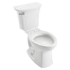 [204AA104.020] Edgemere® Two-Piece 1.28 gpf/4.8 Lpf Chair-Height Elongated Toilet Less Seat - White