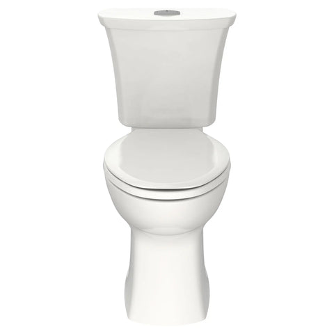 Edgemere® Two-Piece Dual Flush 1.6 gpf/6.0 Lpf and 1.1 gpf/4.2 Lpf Chair-Height Elongated Toilet Less Seat