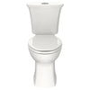 [204AA200.020] Edgemere® Two-Piece Dual Flush 1.6 gpf/6.0 Lpf and 1.1 gpf/4.2 Lpf Chair-Height Elongated Toilet Less Seat - White