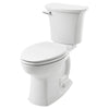 [204AB104.020] Edgemere® Two-Piece 1.28 gpf/4.8 Lpf Chair Height Elongated 10-Inch Rough Toilet Less Seat - White
