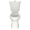 [204BA200.020] Edgemere® Two-Piece Dual Flush 1.6 gpf/6.0 Lpf and 1.1 gpf/4.2 Lpf Chair-Height Round-Front Toilet Less Seat - White