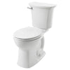 [204BB104.020] Edgemere® Two-Piece 1.28 gpf/4.8 Lpf Chair-Height Round-Front 10 in. Rough Toilet Less Seat - White
