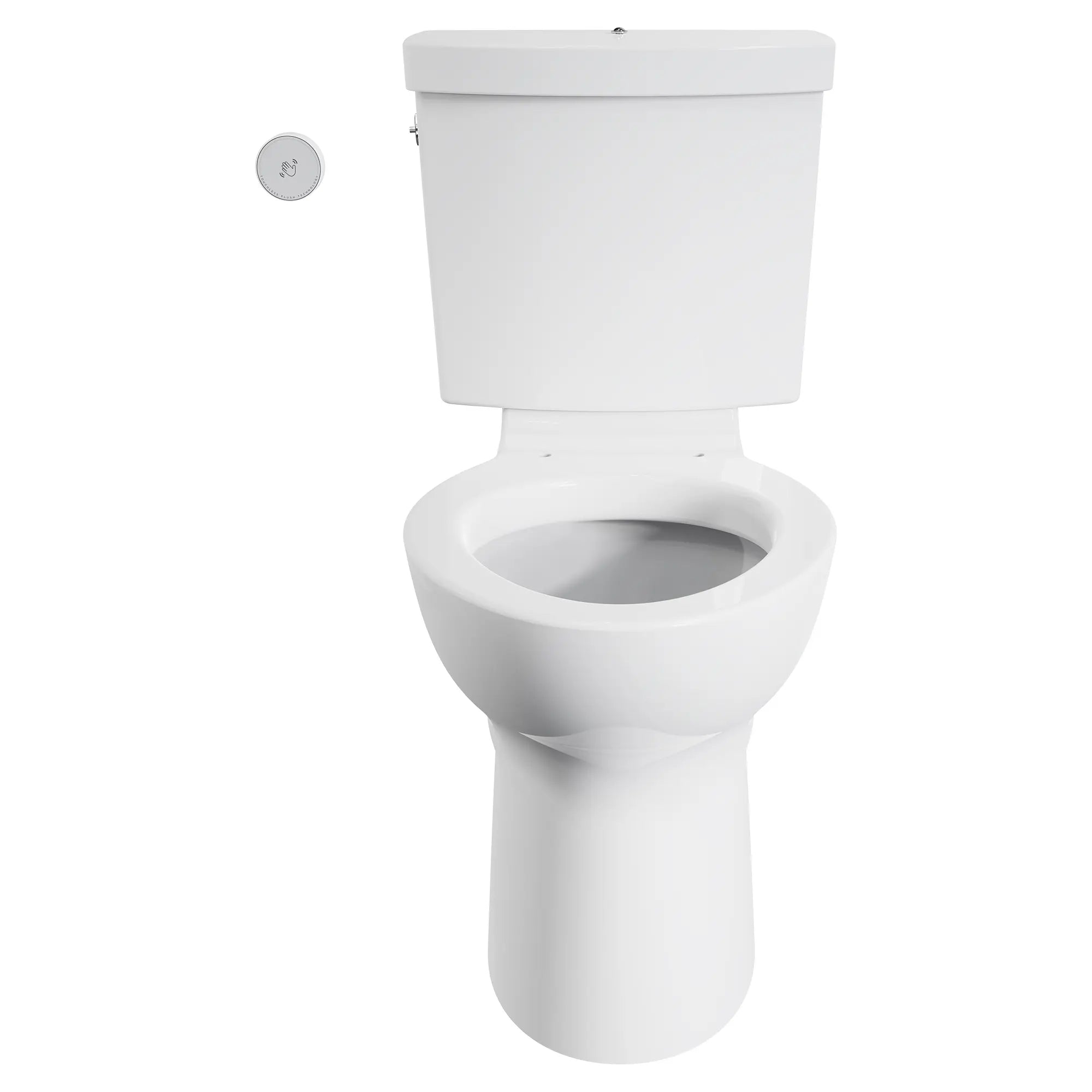 Cadet® Touchless Chair Height Elongated Toilet with Locking Device - Less Seat // WHITE // 49011_215AA769020_1_0_CDNwebp.webp