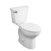 [215AB104.020] Cadet® PRO Two-Piece 1.28 gpf/4.8 Lpf Chair Height Elongated 10-Inch Rough Toilet Less Seat - White