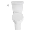 [240AA709.020] Estate® Touchless Skirted Two-Piece 1.28 gpf/4.8 Lpf Chair Height Elongated Toilet With Seat - White