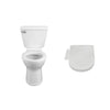 [241AA104SPS.020] Advanced Clean 1.0 SpaLet Bidet Seat and Champion 4 Right Height Elongated 1.28 GPF Toilet Combo - White