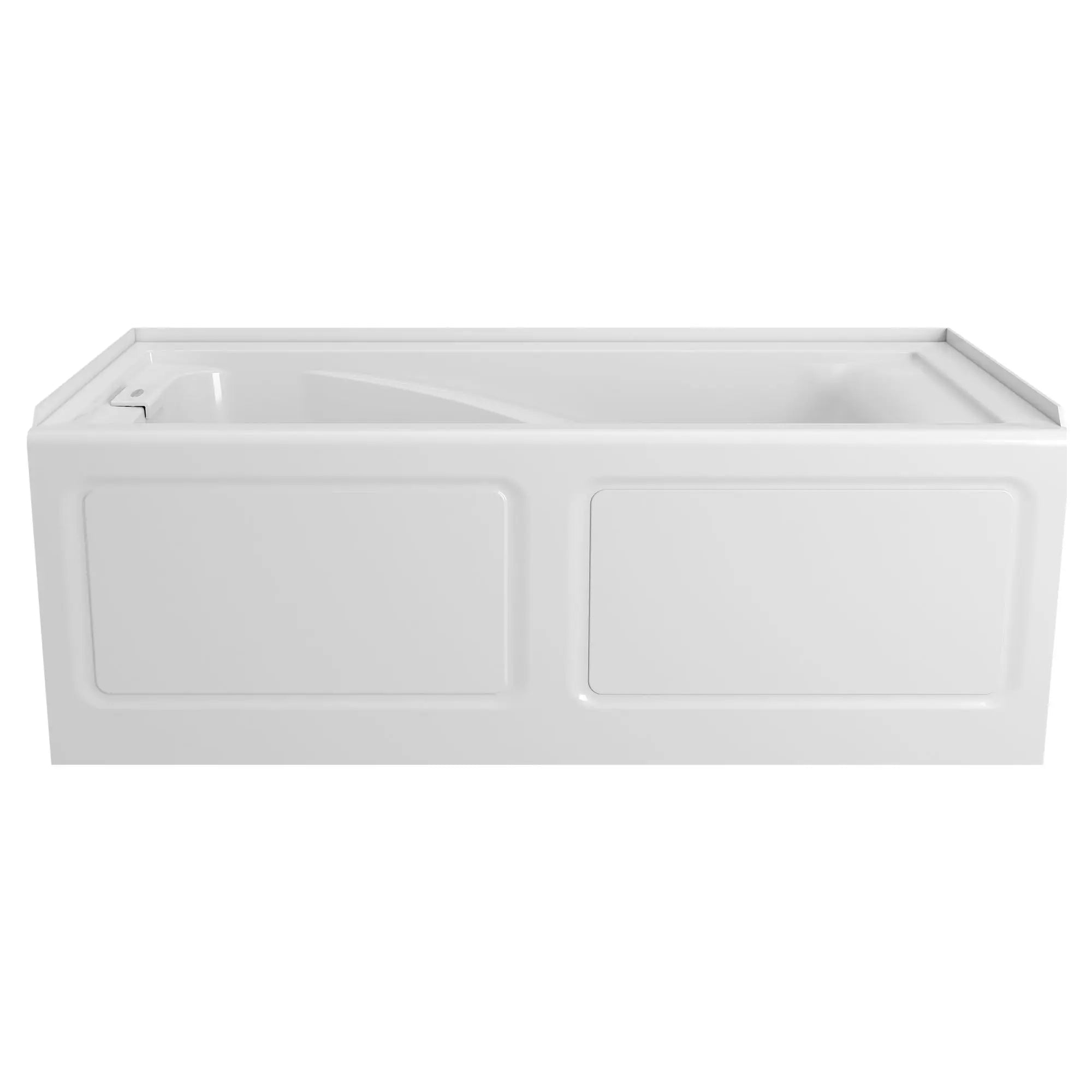 EverClean 60x32-Inch Integral Apron Deep Soak Bathtub with Left-Hand Outlet // LEFT / WHITE // 49909_2425l202020_0_CDNwebp.webp