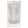 [2425L202.020] EverClean 60x32-Inch Integral Apron Deep Soak Bathtub with Left-Hand Outlet - Linen