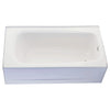 [2461102.020] Cambridge 60 Inch by 32 Inch Integral Apron Bathtub - Arctic
