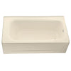 [2461102.021] Cambridge 60 Inch by 32 Inch Integral Apron Bathtub - Arctic
