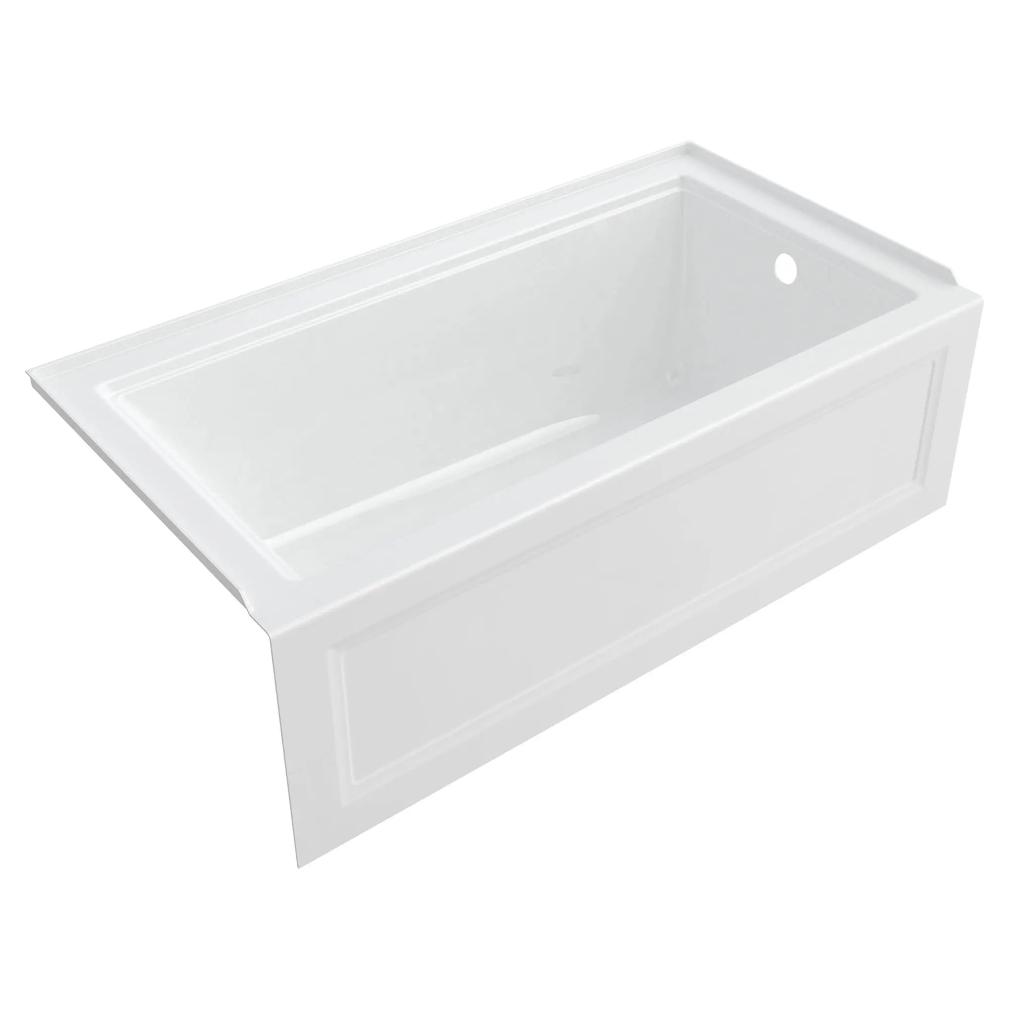 Town Square® S 60 x 32-Inch Integral Apron Bathtub With Right-Hand Outlet // 60 X 32 IN / RIGHT / WHITE // 50080_2544102020_1_lessdrain_0_CDNwebp.webp
