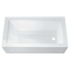 [2544102.020] Town Square® S 60 x 32-Inch Integral Apron Bathtub With Right-Hand Outlet - White