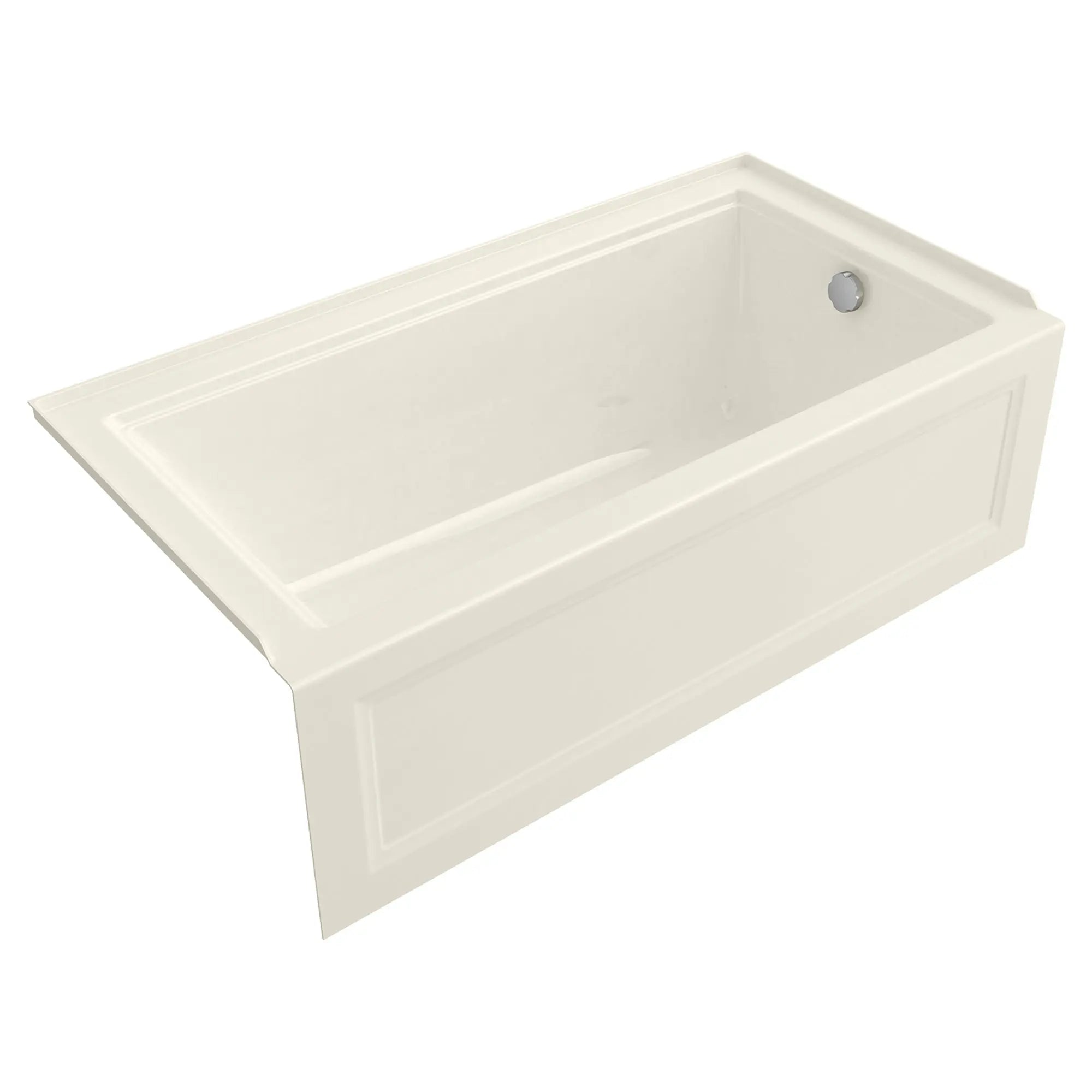 Town Square® S 60 x 32-Inch Integral Apron Bathtub With Right-Hand Outlet // 60 X 32 IN / RIGHT / LINEN // 50097_2544102222_1_withdrain_0_CDNwebp.webp