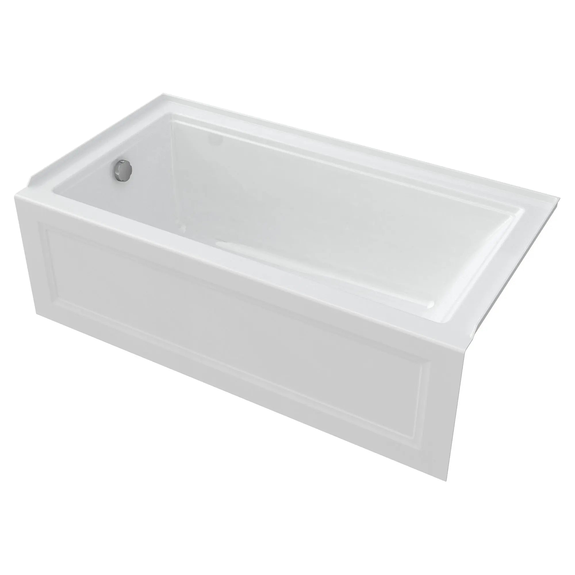 Town Square® S 60 x 32-Inch Integral Apron Bathtub With Left-Hand Outlet // 60 X 32 IN / LEFT / WHITE // 50113_2544202020_2_withdrain_0_CDNwebp.webp