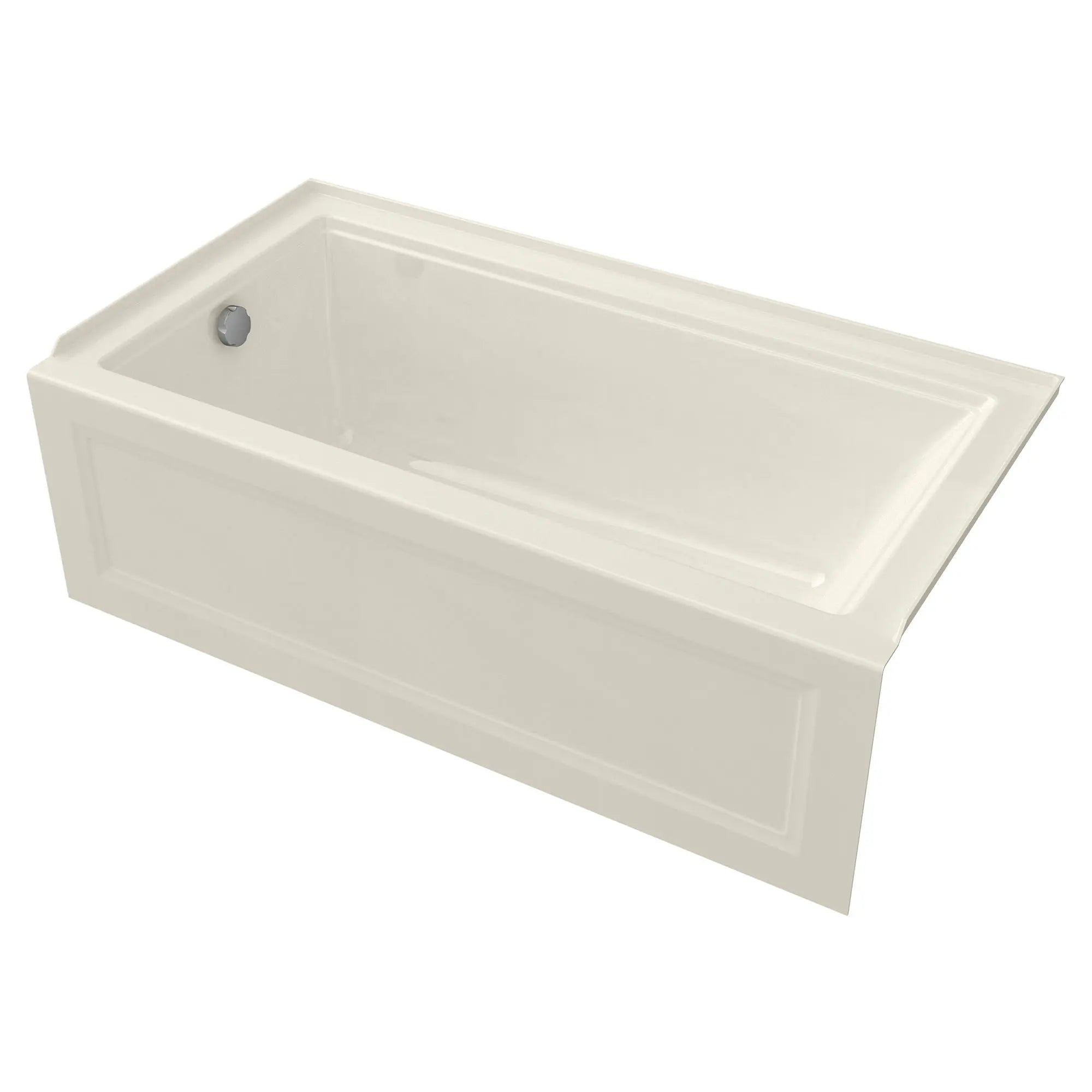 Town Square® S 60 x 32-Inch Integral Apron Bathtub With Left-Hand Outlet // 60 X 32 IN / LEFT / LINEN // 50128_2544202222_2_withdrain_0_CDNwebp.webp