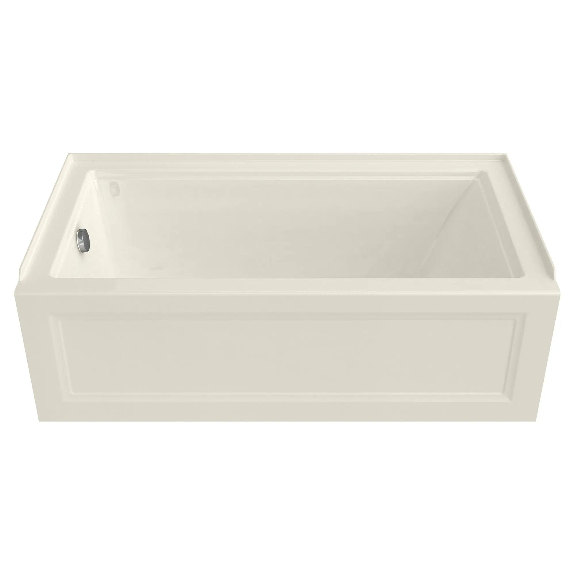 Town Square® S 60 x 32-Inch Integral Apron Bathtub With Left-Hand Outlet // 60 X 32 IN / LEFT / LINEN // 50132_2544202222_withdrain_0_CDNwebp.webp
