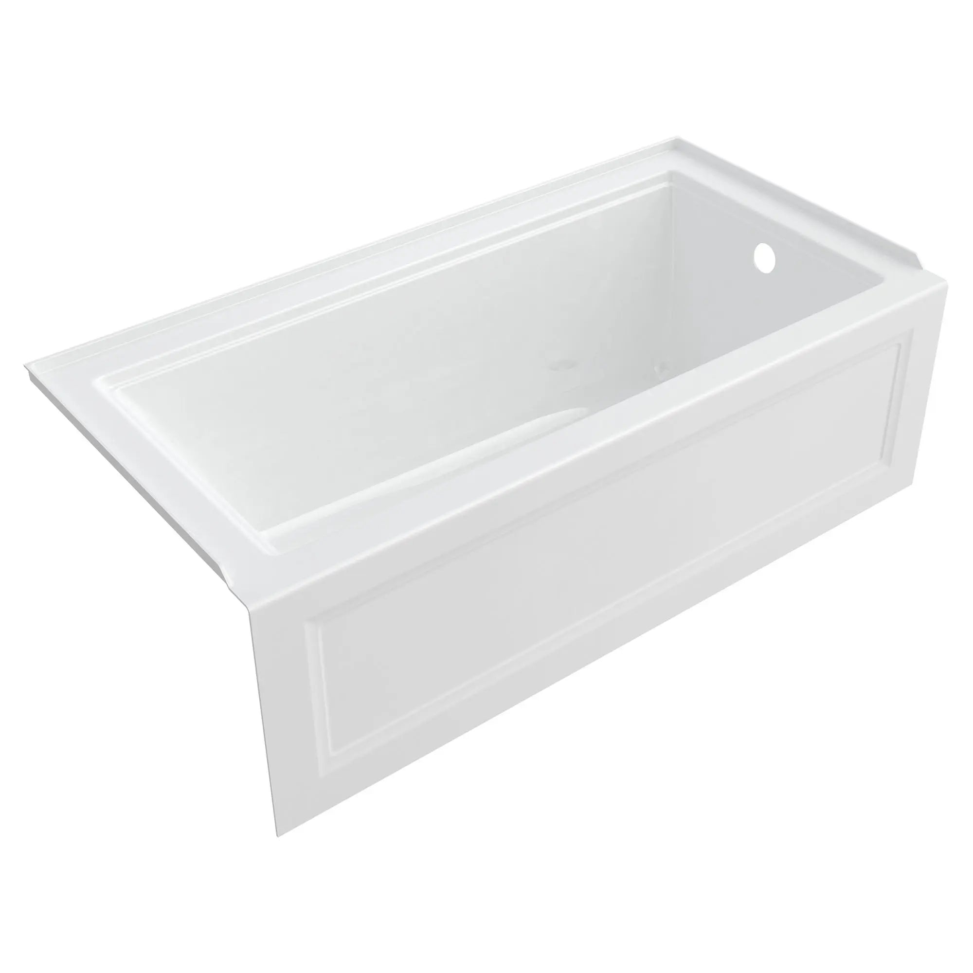 Town Square® S 60 x 30-Inch Integral Apron Bathtub With Right-Hand Outlet // 60 X 30 IN / RIGHT / WHITE // 50140_2545102020_1_lessdrain_0_CDNwebp.webp