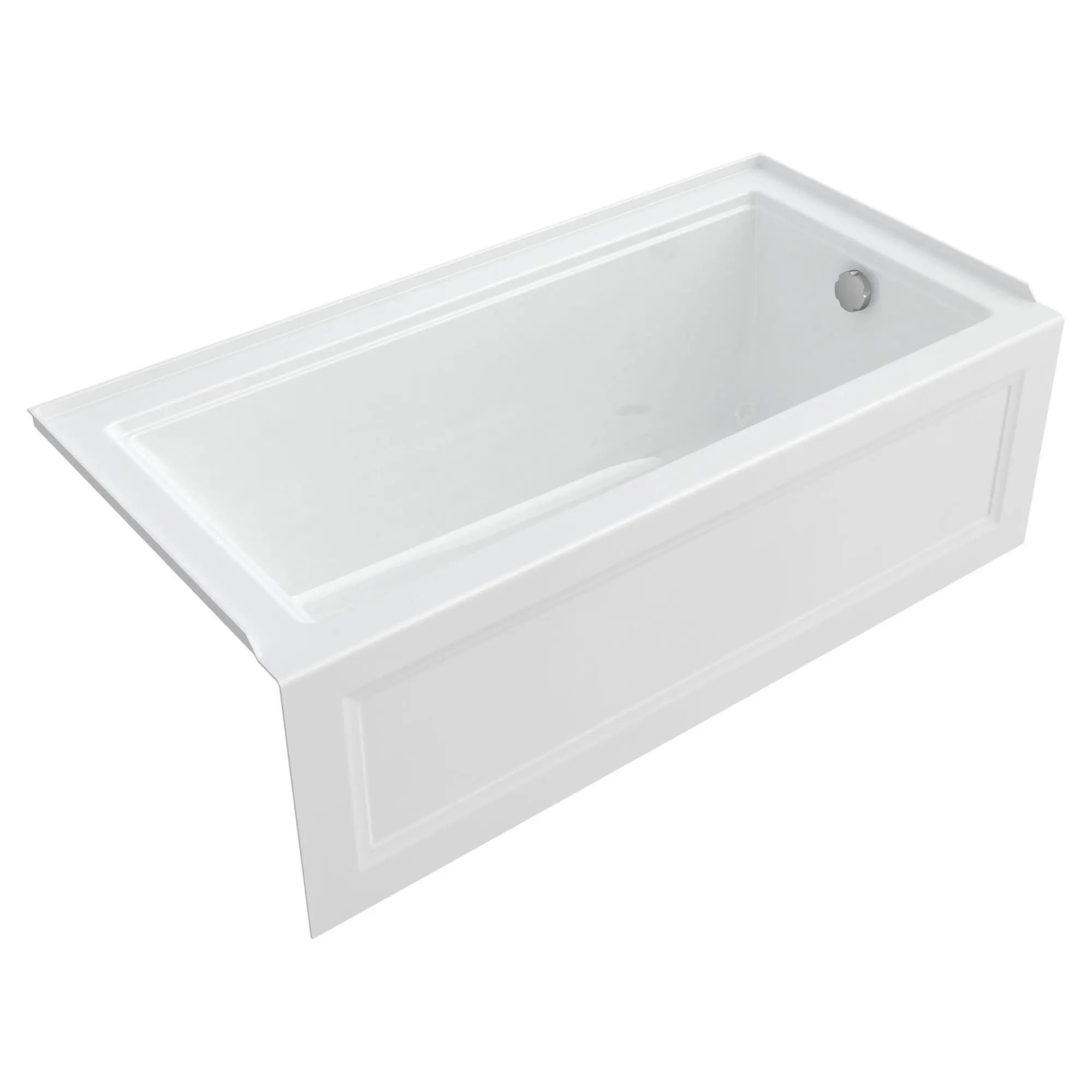 Town Square® S 60 x 30-Inch Integral Apron Bathtub With Right-Hand Outlet // 60 X 30 IN / RIGHT / WHITE // 50142_2545102020_1_withdrain_0_CDNwebp.webp