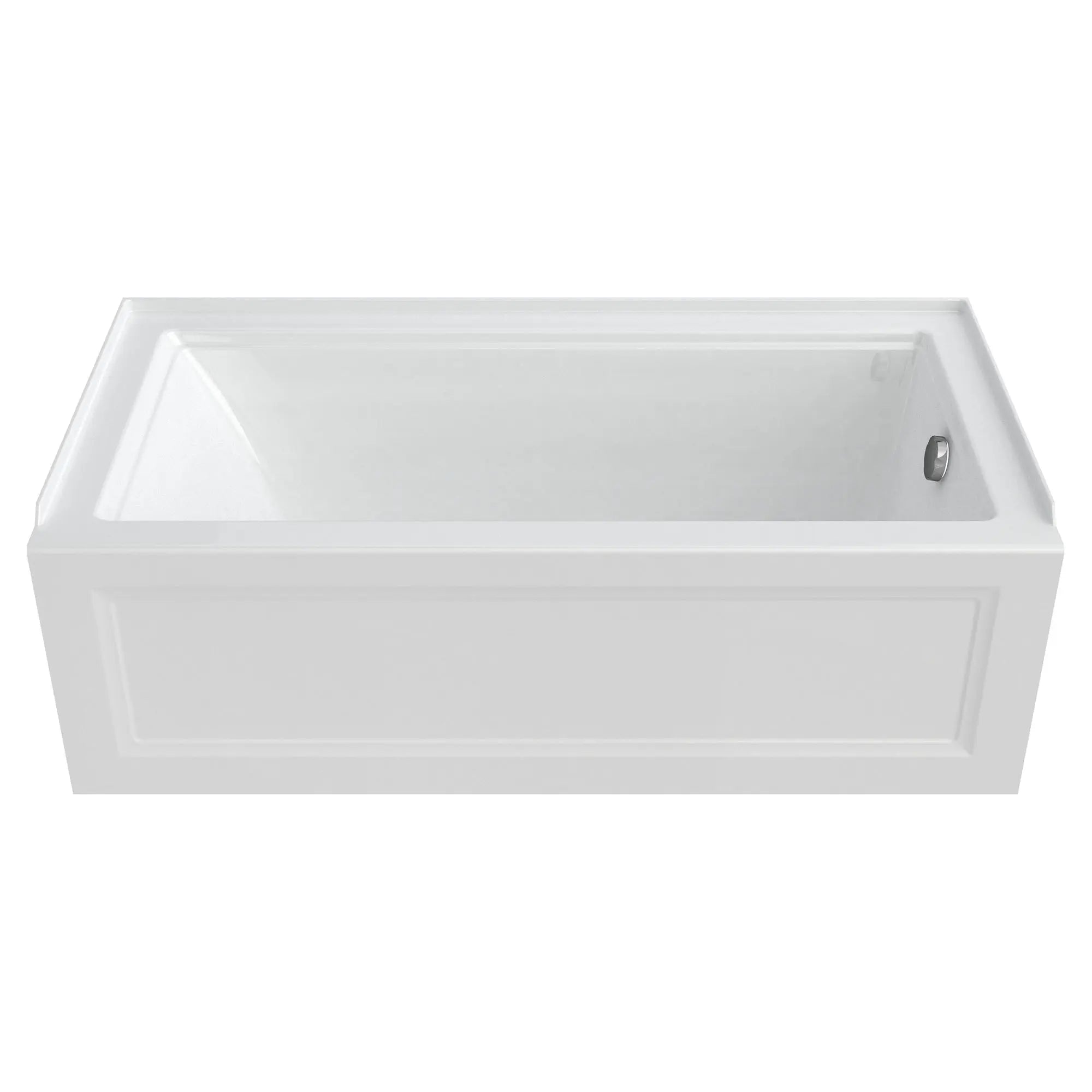 Town Square® S 60 x 30-Inch Integral Apron Bathtub With Right-Hand Outlet // 60 X 30 IN / RIGHT / WHITE // 50152_2545102020_withdrain_0_CDNwebp.webp