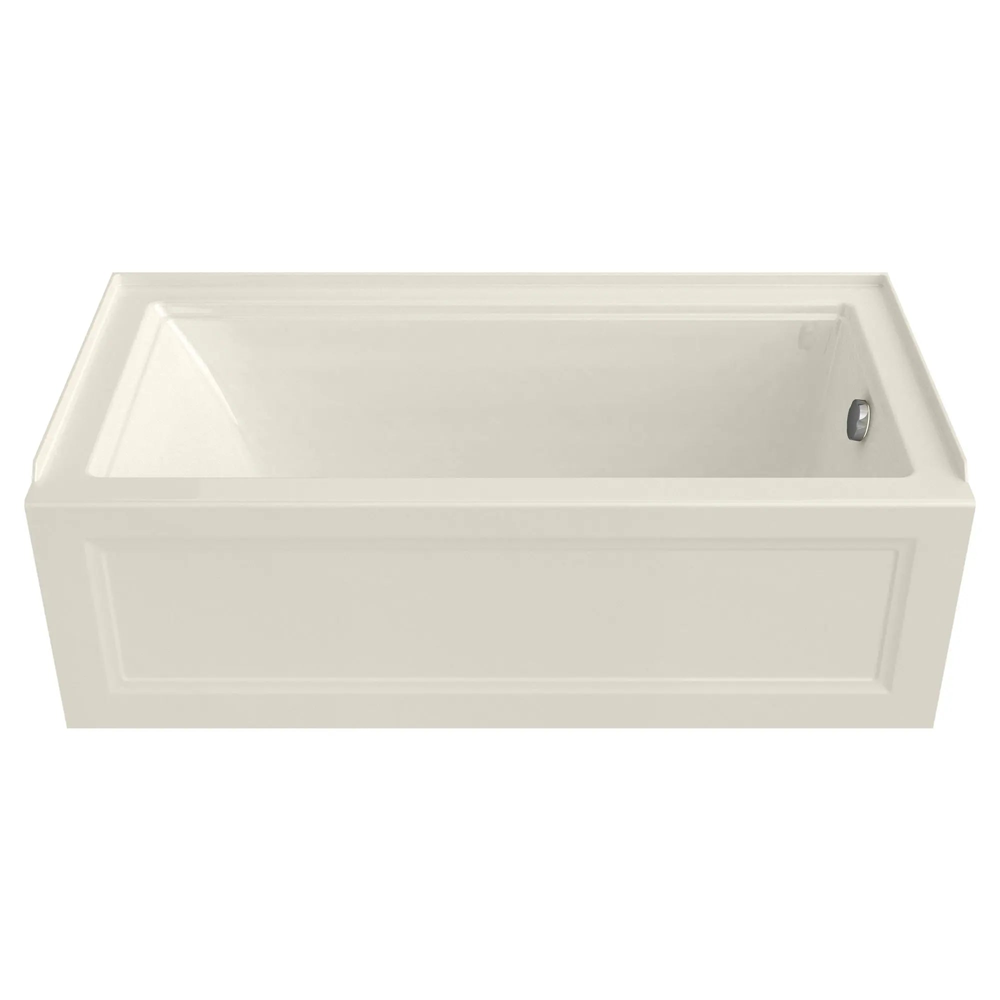 Town Square® S 60 x 30-Inch Integral Apron Bathtub With Right-Hand Outlet // 60 X 30 IN / RIGHT / LINEN // 50162_2545102222_withdrain_0_CDNwebp.webp
