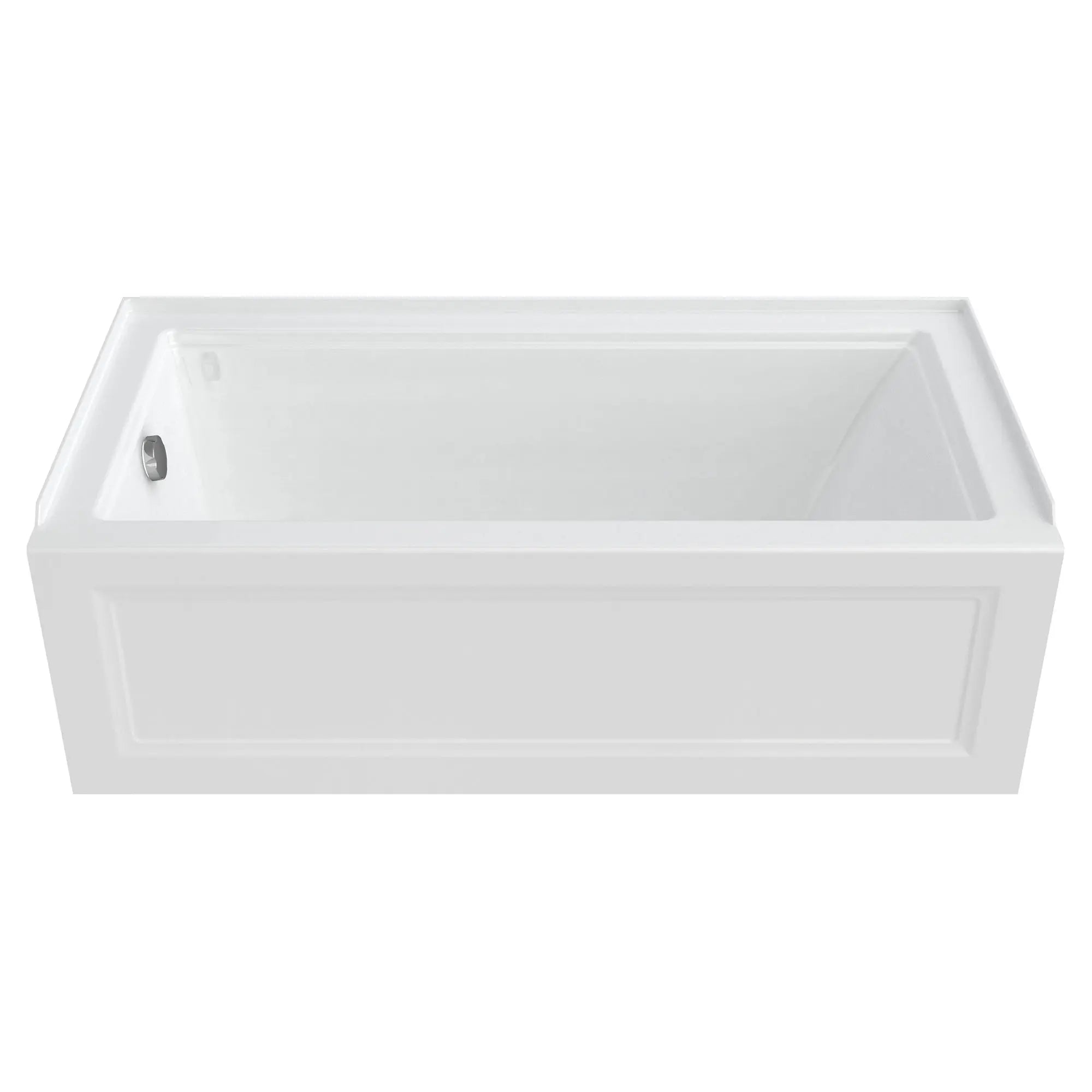 Town Square® S 60 x 30-Inch Integral Apron Bathtub With Left-Hand Outlet // 60 X 30 IN / LEFT / WHITE // 50180_2545202020_withdrain_0_CDNwebp.webp