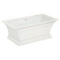 [2546004.020] Town Square® S 68 x 36-Inch Freestanding Bathtub Center Drain With Integrated Overflow - White
